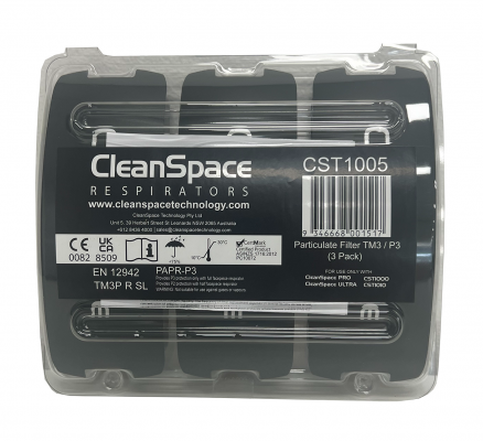 CLEANSPACE CST PARTICULATE STANDARD TM3 P3 FILTER (3PK), (934666800-151-7)