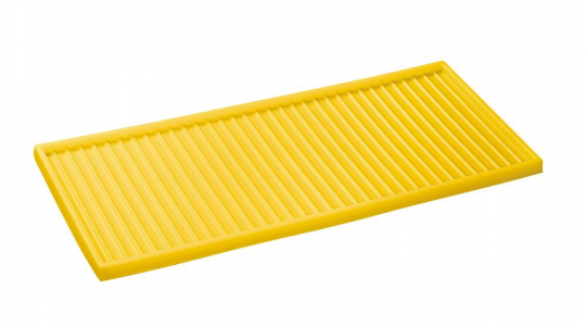 JUSTRITE POLY TOP TRAY FOR 17/30/45-GAL. CABINET, YELLOW