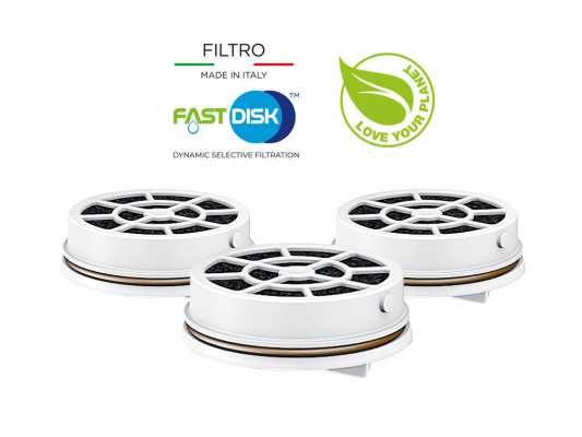 LAICA FILTER FD03A FAST DISK ACTIVATED CARBON FILTER (3PCS/20BOXES/CTN)