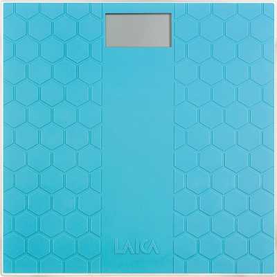 LAICA PS1070 BLUE SILICON NON-SLIP DIGITAL PERSONAL SCALE (4PCS/CTN)
