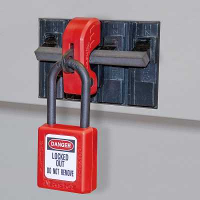 MASTER LOCK S3821 ELECTRICAL LOCKOUT, GRIP TIGHT PLUS, CIRCUIT BREAKER (120/240 V)