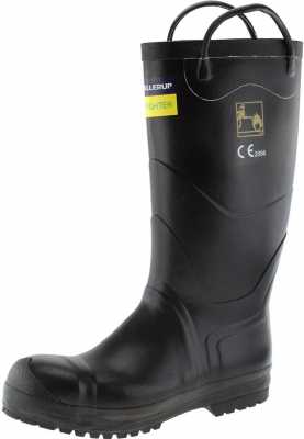 MSA RUBBER FIRE BOOTS, WITH PULL-ON LOOPS UK SIZE 13 (INDENT BASIS)