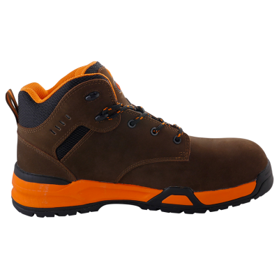 Neuking Nkc93K Mid-Cut Brown Nubuck Leather Laced Safety Shoe Uk Size 8/42 (12Prs/Ctn)