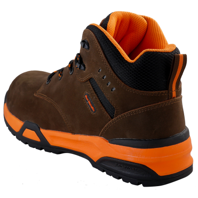 Neuking Nkc93K Mid-Cut Brown Nubuck Leather Laced Safety Shoe Uk Size 10/44 (12Prs/Ctn)