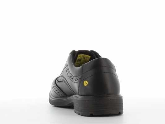 SAFETY JOGGER BLACK EXECUTIVE SAFETY SHOES MANAGER, ESD S3 SRC, SZ 45