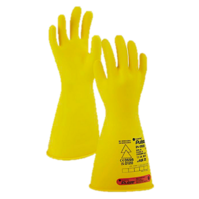 TILSATEC PULSE CLASS 0 ELECTRICAL INSULATING GLOVES 36CM YELLOW, SIZE 10 (10PRS/PK)