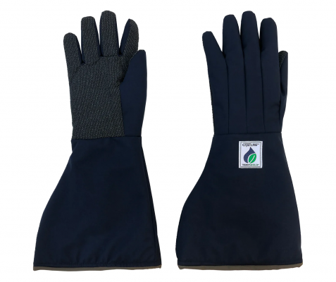TEMPSHIELD CRYO-LNG GLOVES - ELBOW - BLUE, LARGE