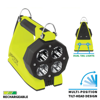 NIGHTSTICK INTEGRITAS 82 INTRINSICALLY SAFE LANTERN W/ARTICULATING HEAD- RECHARGEABLE GREEN