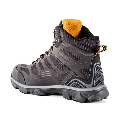 Dewalt Crossfire Mid Grey Black (S3) Sra Pro Comfort Pu Upper Kevlar Safety Shoe Size 9